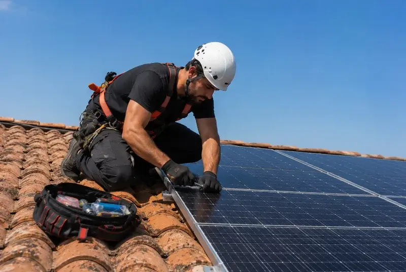 Maintenance et monitoring de panneaux solaires aux Pennes-Mirabeau